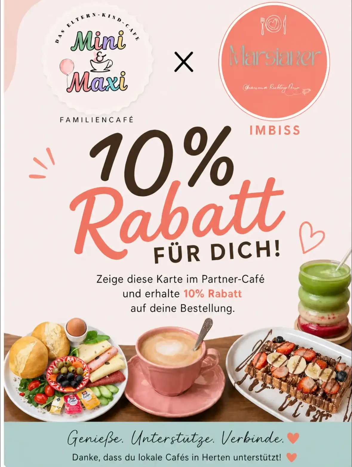 10 % Rabatt – Mini & Maxi × Marsianer Imbiss